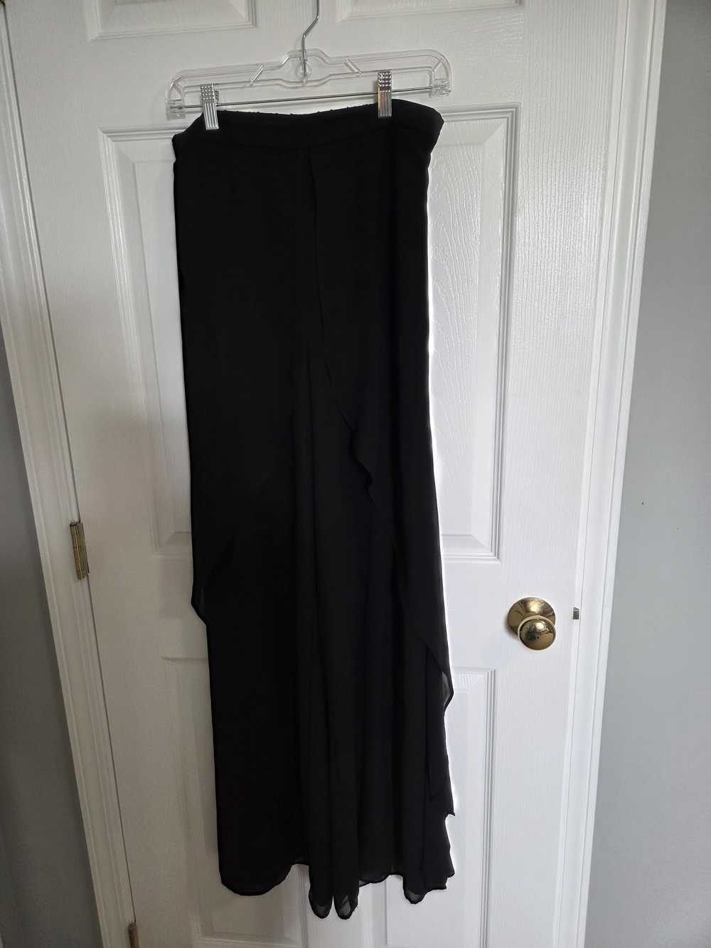 Adrianna Papell Black Wide-Leg Pants